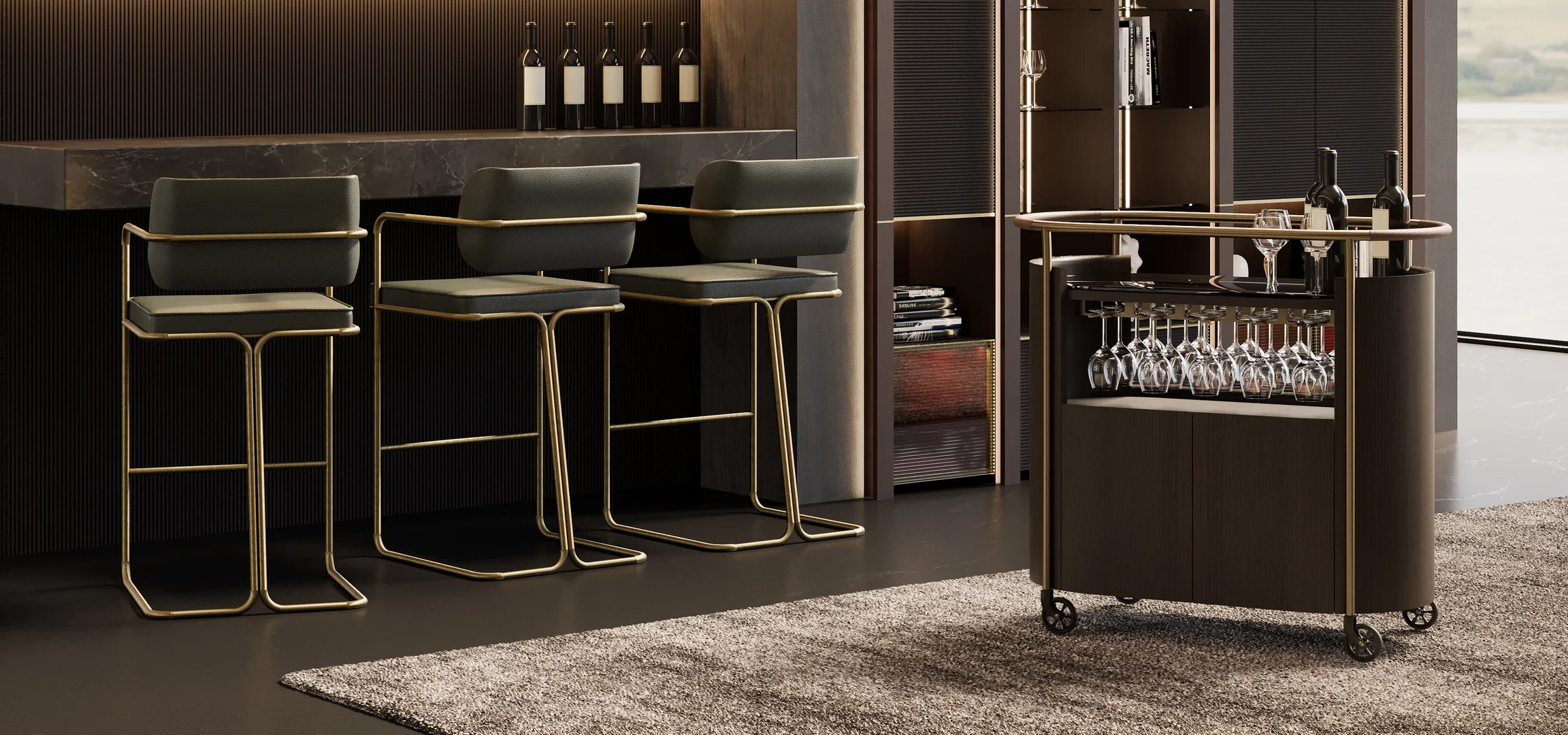 CARELLO SINGLE LID SERVICE CART