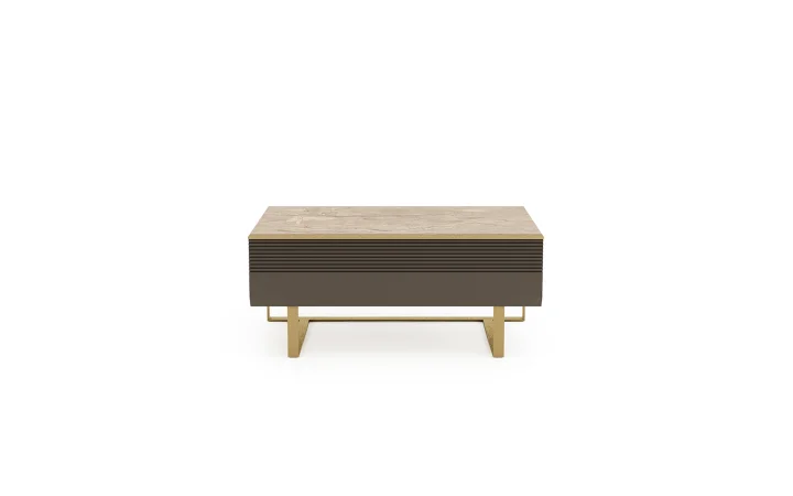 DOMO NIGHTSTAND WITH ONE DRAWER - L - Loda Mobilya